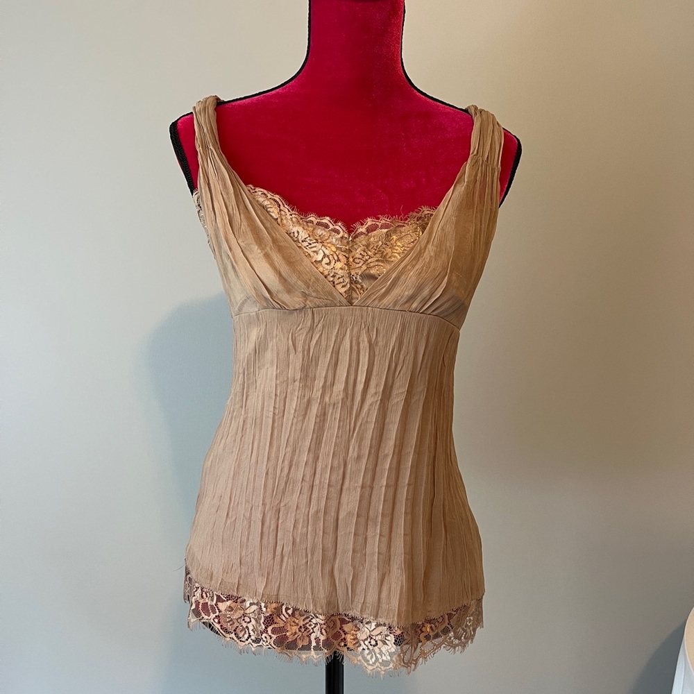 Tahari silk top